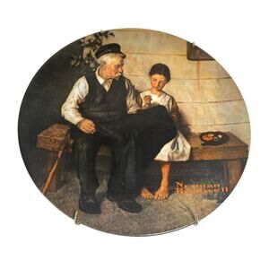 Norman Rockwell Plate 8.5" 1979 "The Lighthouse Keepers Daughter"
